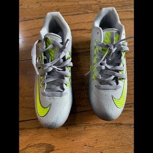 Nike Alpha silver cleats size 8.5